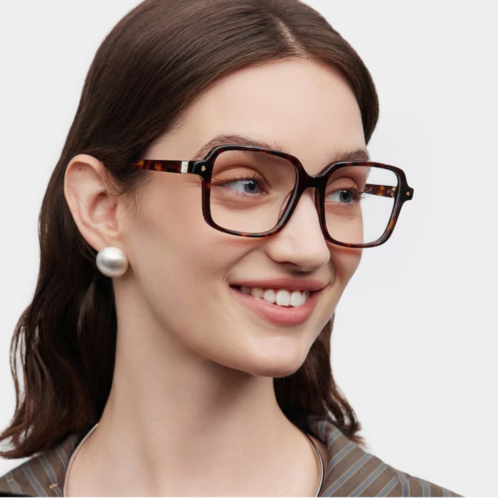 NEW Zeelool Talia Square Tortoise Eyeglasses